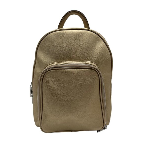 I.N.C. International Concepts Metallic Gold Farrah Backpack - Picture 1 of 12